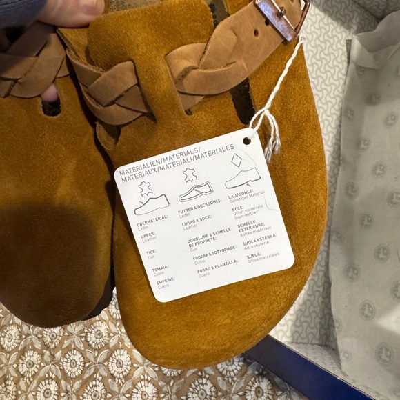 New in Box Birkenstock Braided Boston Mink 40 - Picture 9 of 10